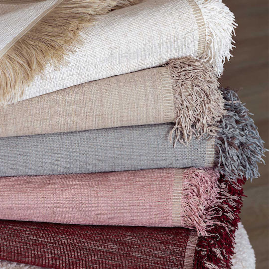Palamaiki Tuna Риχτάρι Πολυθρόνας Chenille 180x180см Розово