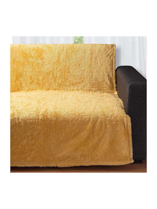 Silk Fashion 030 Ριχτάρι Πολυθρόνας Fleece 150x200εκ. Yellow yellow030