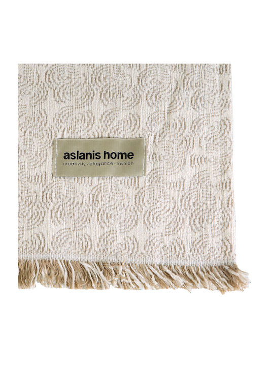 Aslanis Home Sεlενα Ριχτάρι Διθέσιου Καναπέ 180x250εκ. Μπεζ