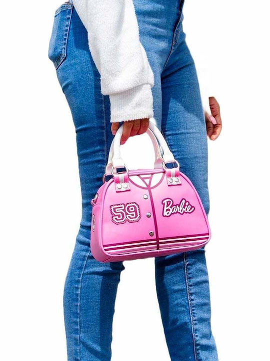 Barbie Παιδική Τσάντα Ροζ 22x16x12εκ.