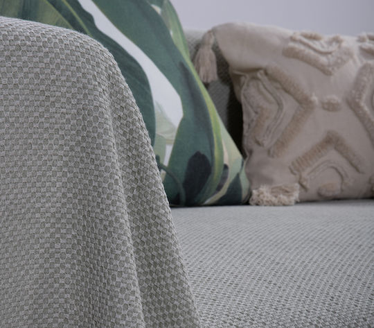 Nef-Nef Homeware Betty Three-Seater Sofa Throw Jacquard 180x300cm Mauve