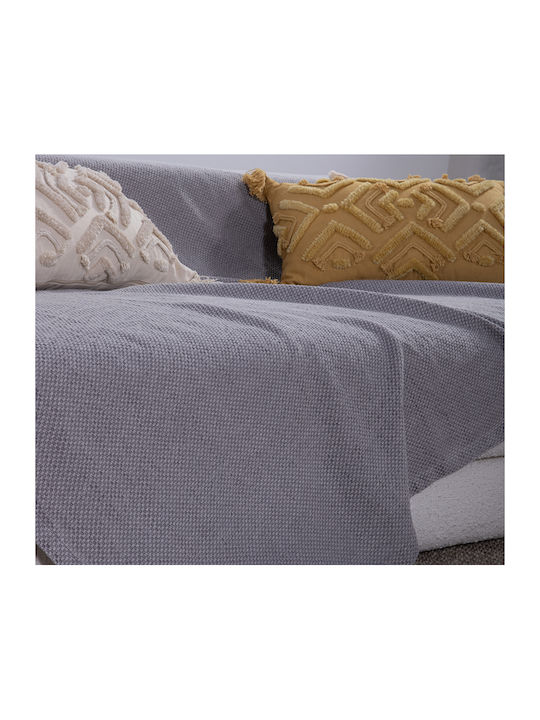 Nef-Nef Homeware Betty Three-Seater Sofa Throw Jacquard 180x300cm Mauve