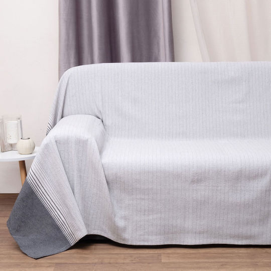 Viopros Armchair Throw 170x170cm Gray