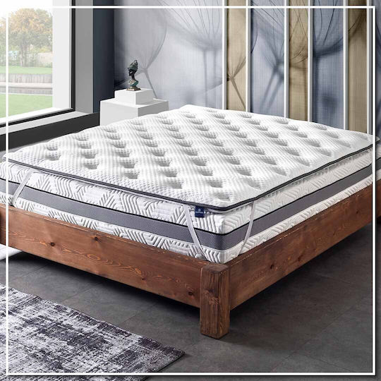 Como felt & wadding producers Mattress Topper Single Foam Infused with Aloe 90x200x7cm