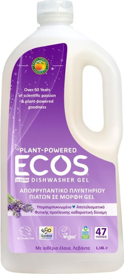 Ecosi Гел За Съдомиялна Екологичен С Аромат Лавандула 1.18л 47 Дози