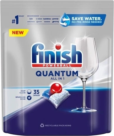 Finish Quantum 35 Κάψουλες Πλυντηρίου Πιάτων