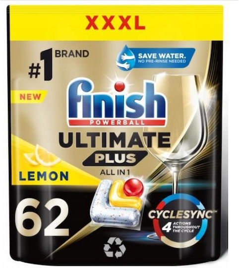 Finish Ultimate Plus 62 Geschirrspülmittel Kapseln
