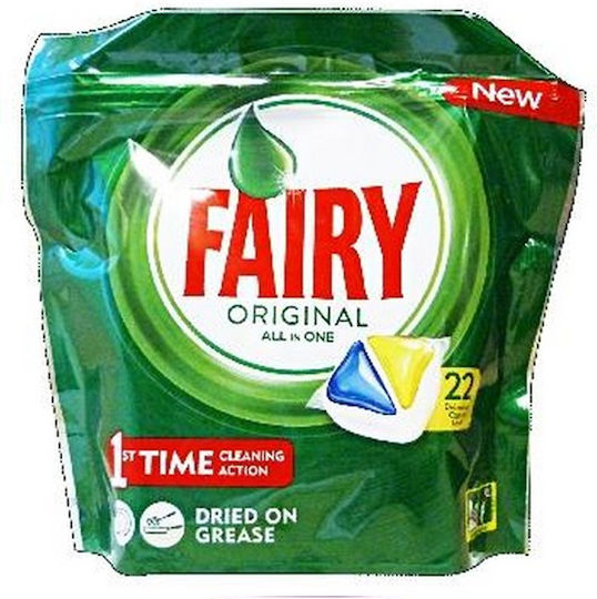 Fairy Original 22 Κάψουλες Πλυντηρίου Πιάτων