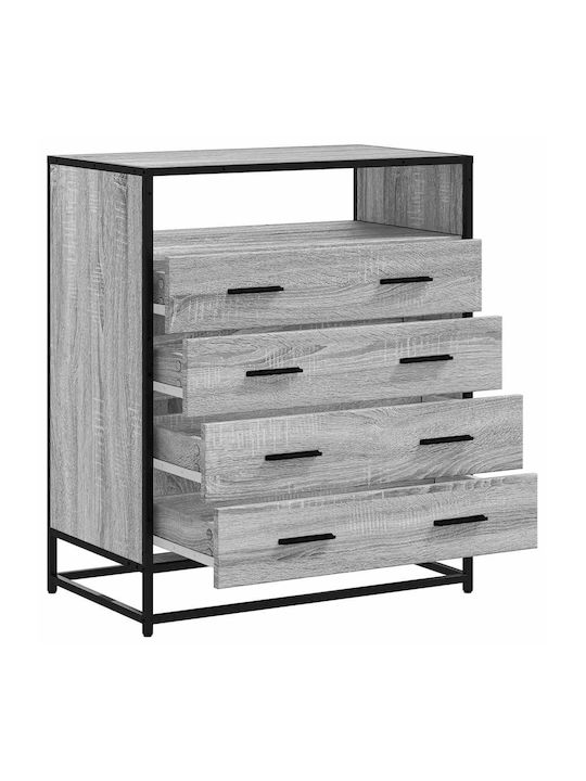 Comoda pentru Dormitor Grey Sonoma 70x41x70buc