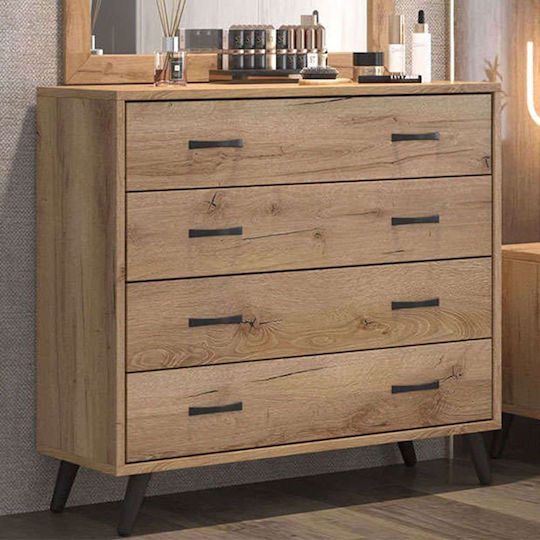 Συρταριέρα Κρεβατοκάμαρας Νο8 Honey 93.5x44.5x83cm Συρταριέρα Κρεβατοκάμαρας Νο8 Honey 93.5x44.5x83cm