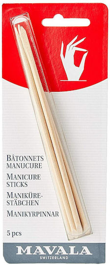 Mavala Switzerland Wooden Cuticle Pusher 5τμχ