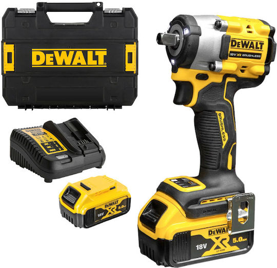 Dewalt Brushless Impact Wrench Battery 18V 2x5Ah with Socket 1/2"