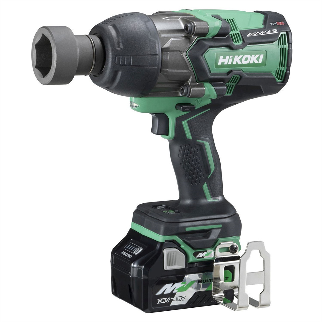 Hikoki WR36DAWRZ Impact Wrench Battery 36V 2x2.5Ah with Socket 3/4