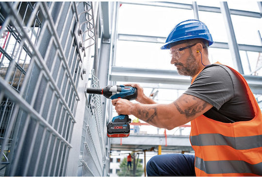 Bosch GDS 18V-1050 H Ударен гайковерт 2x5Ах с Приемник 3/4"