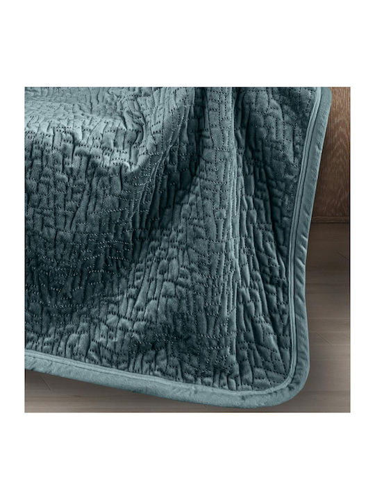 Guy Laroche Bolzano Decke Sherpa Couch 130x170cm Emerald