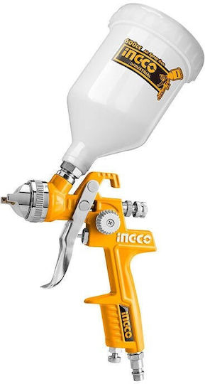 Ingco Πιστόλι Βαφής Αέρος HVLP Άνω Δοχείου 1.4mm