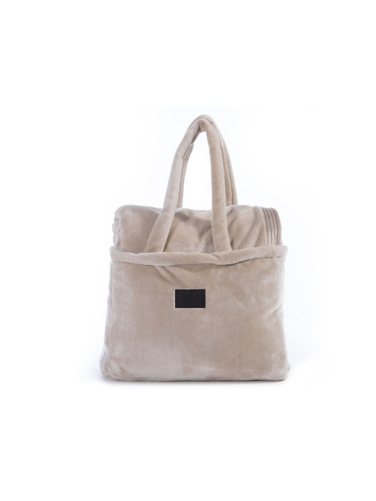 Nef-Nef Homeware Velosso Κουβέρτα Βελουτέ Υπέρδιπλη 230x240εκ. Grey