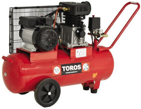 Toros ZA65-100 Single-Phase Air Compressors with Power 3hp and Airtank 100lt 40144