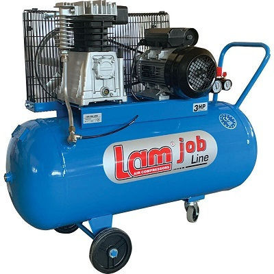 Lam Single-Phase Air Compressors with Power 2hp and Airtank 100lt 100/2M/JOB