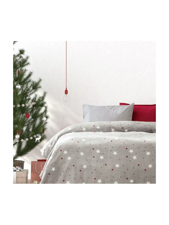 Kocoon Stellar Κουβέρτα Fleece Υπέρδιπλη 220x240εκ. Γκρι
