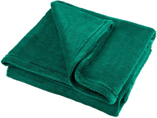 Teesa Κουβέρτα Fleece Μονή 150x200εκ. Green