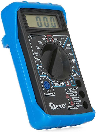 Geko Digitales Multimeter mit Summer mit AC / DC / Widerstandsmessung G30823
