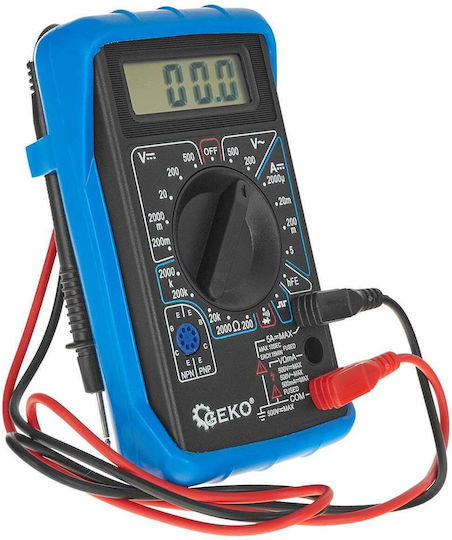 Geko Digitales Multimeter mit Summer mit AC / DC / Widerstandsmessung G30823