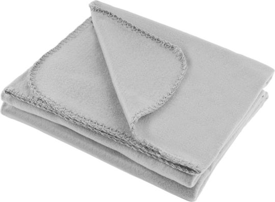 Teesa Κουβέρτα Fleece Καναπέ 130x150εκ. Grey