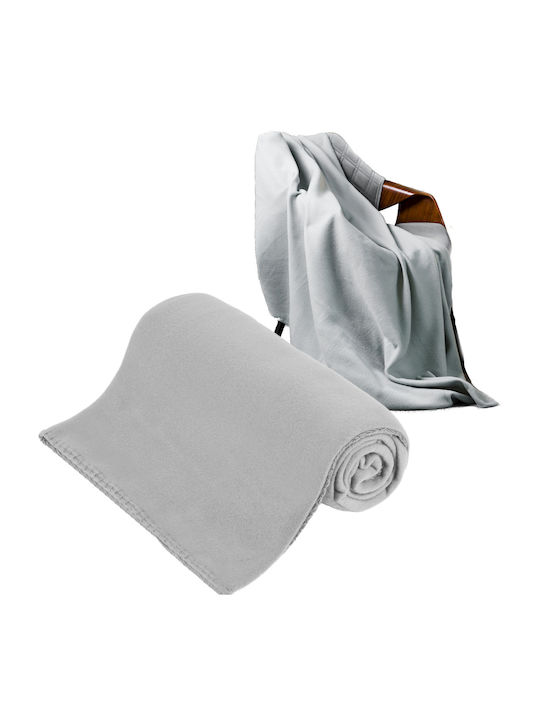 Teesa Pătură Polar Fleece Canapea 130x150 cm Gri