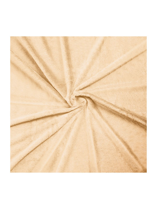 Teesa Κουβέρτα Fleece Διπλή 200x220εκ. Cream TSA8902-3