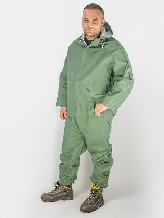 Bormann Impermeabil Bărbătesc Costum de Lucru Verde Bormann Impermeabil Bărbătesc Costum de Lucru Verde