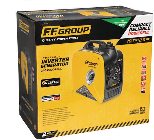 FFG GPG 2500i Silent Generator Suitcase Inverter Gasoline Four-stroke with Handle and Maximum Power 3.2kVA