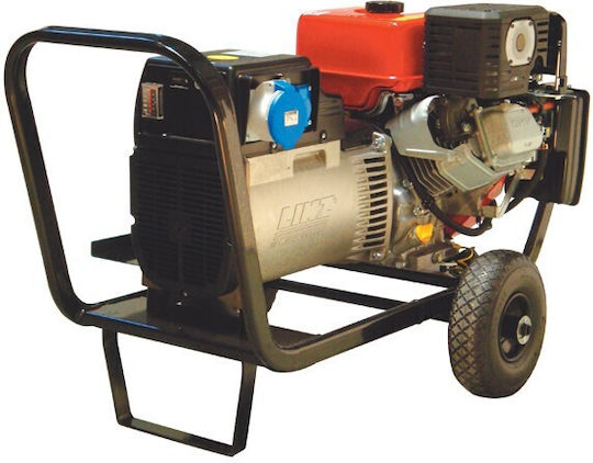 Mitsubishi Electric MGE 8000 SRM1 Generator Benzină (în patru timpi) Patru timpi cu Autostart, Roți și Putere Maximă 8kVA