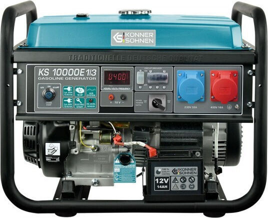 Könner & Söhnen Trifazică Generator Petrol cu Autostart și Putere Maximă 10kVA