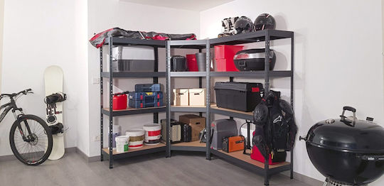 AR Shelving Ραφιέρα Dexion 90x45x180εκ. με 4 Ράφια Συνολικής Αντοχής 1440kg