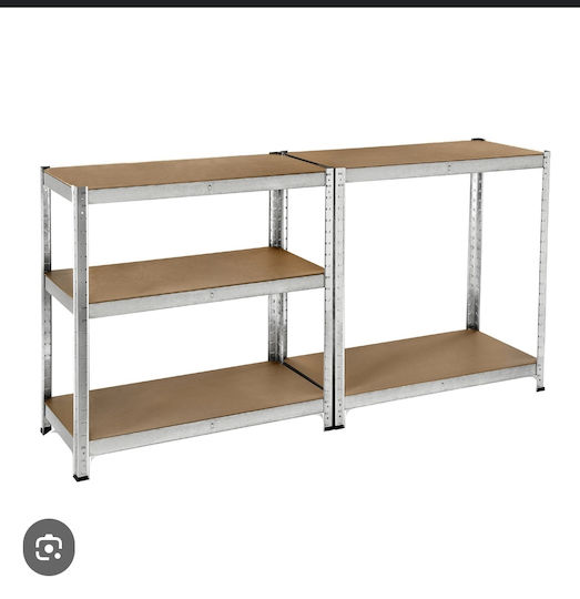Vesta Ραφιέρα Dexion Γαλβανιζέ 80x40x180εκ. με 5 Ράφια Συνολικής Αντοχής 875kg