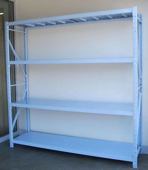 Δημητρουλάκος Fino Ραφιέρα Dexion 100x50x200εκ. με 4 Ράφια Συνολικής Αντοχής 400kg