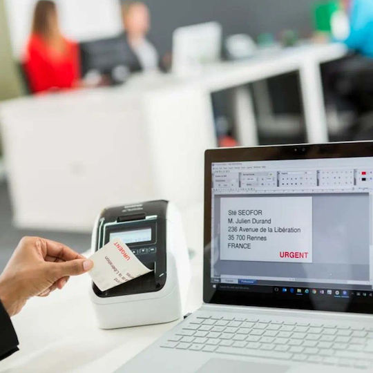 Brother P-touch Εκτυπωτής Ετικετών Απευθείας Μεταφοράς USB, Wi-Fi, Bluetooth, Ethernet 300 dpi