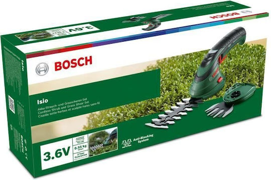 Bosch 0600833108 Foarfecă de gard viu Baterie 3.6V cu Lungimea Lamei 12cm