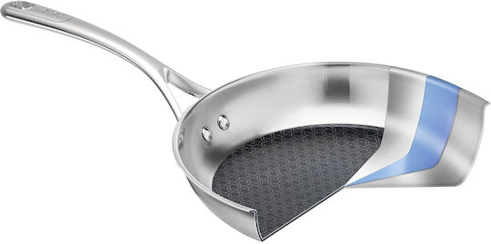 Tefal Eternal Mesh Pan Mit Deckel aus Edelstahl mit Keramikbeschichtung 24cm