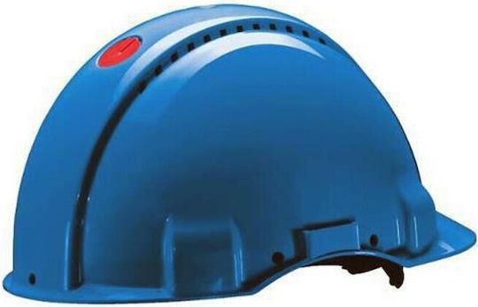 3M Uvicator G3000NUV Каска Строителна площадка Син
