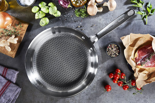 Tefal Eternal Mesh Pan Mit Deckel aus Edelstahl mit Keramikbeschichtung 24cm