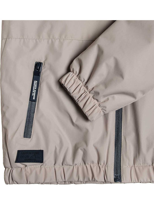 Kids' Casual Jacket with Hood Beige