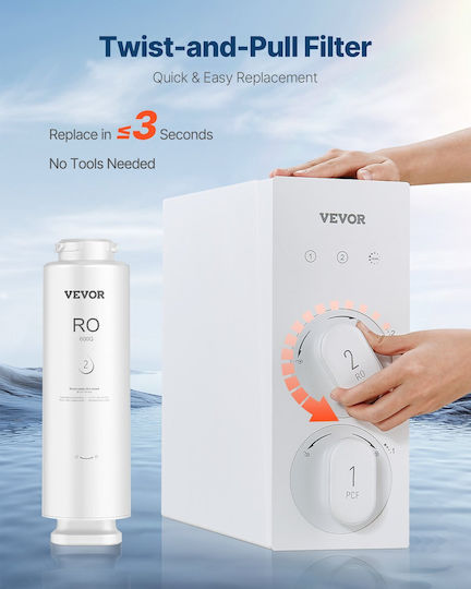 Vevor Reverse Osmosis System Replacement Under Sink Water Filter Ss-004