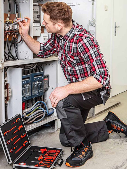 Neo Tools Work Trousers Gray