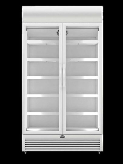 Sanden Intercool Double Beverage Refrigerator 1230lt H217xW120xD70cm White
