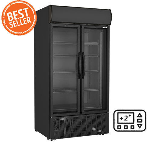 Lappas LP-1000H Frigider pentru băuturi 1000lt Cu două uși Înălțime200xLățime100xAdâncime79.2cm