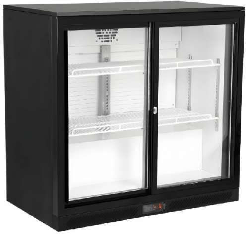 Dynamic Ψυγείο Back Bar Διπλό Υ89.5xΠ90xΒ50.5cm