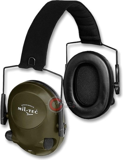 Mil-Tec 16243001 Ηλεκτρονικές Ωτοασπίδες με Στέκα Χακί