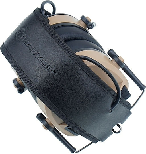 Earmor Μ30 Ηλεκτρονικές Ωτοασπίδες με Στέκα Coyote Brown